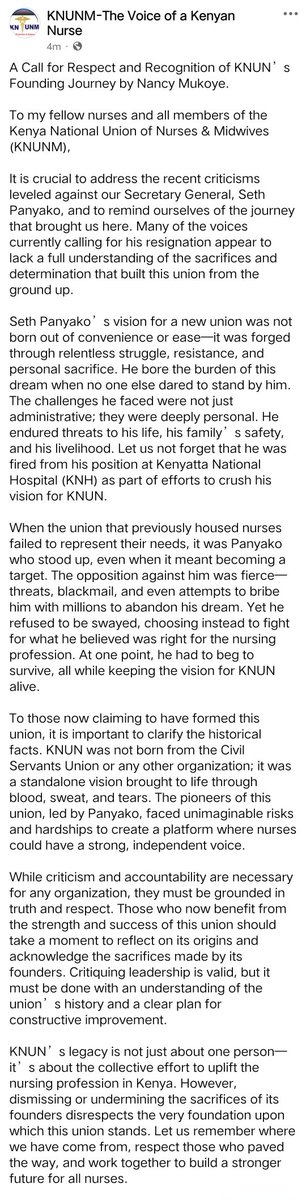 KNUNM-The Voice of a Kenyan Nurse & Midwife tweet media