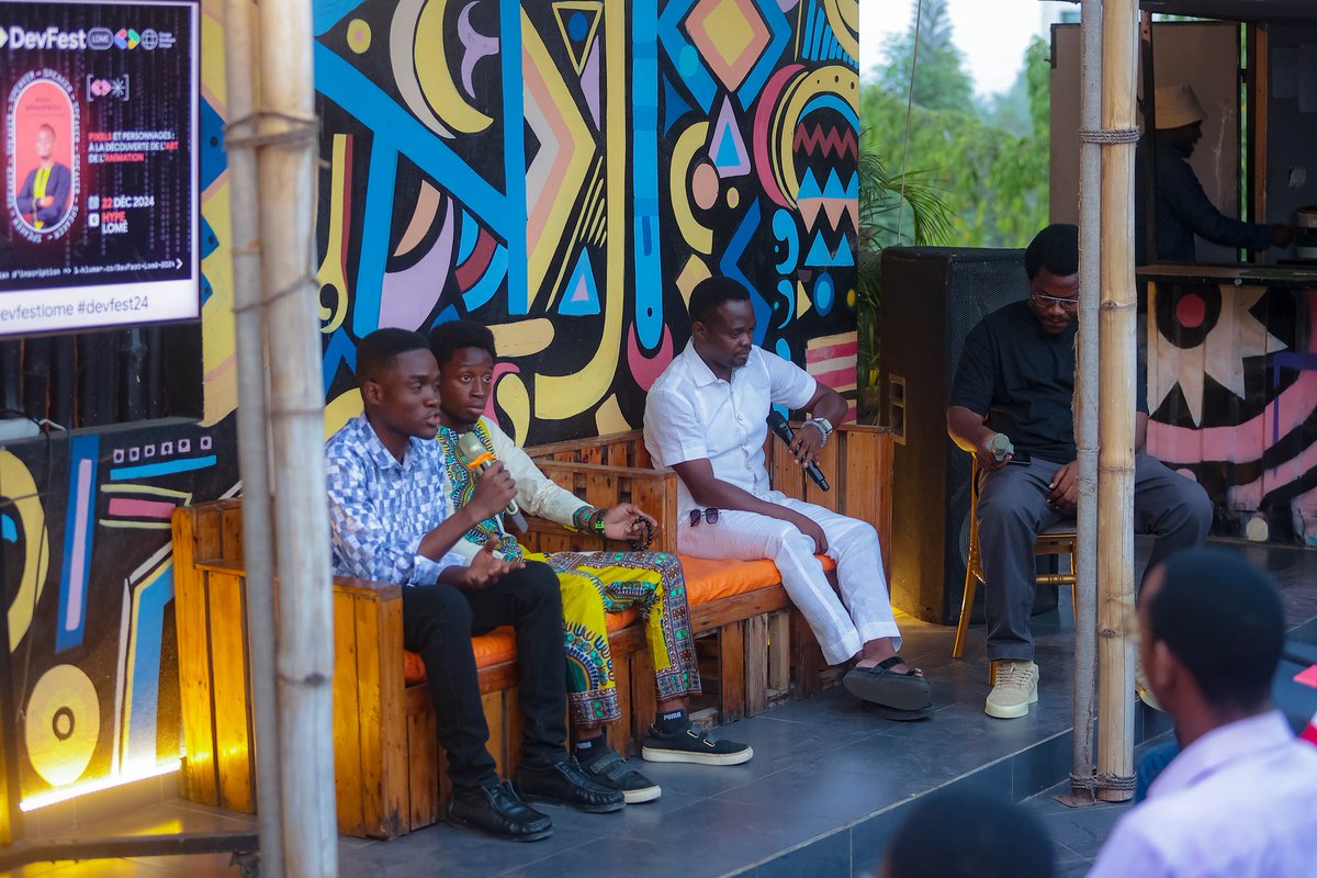 Rebecca💙 (@diberebecca) on Twitter photo Jour 2 du #DevFestLomé2024 🚀
Place à la détente avec la soirée Geek’n’Chill
Une soirée riche en apprentissages et échanges :
🎙️ Des Fireside chat, Keynotes , du matchmaking, plein de surprises 🎊🎊
Rejoignez nous à Hype Lomé.
<a href="/GDGLome/">GDG Lomé #IOLome2024</a> <a href="/AgbavonB/">AGBAVON Kokou</a> <a href="/AGBOBoris5/">Boris AGBO (M. Influence)</a>
<a href="/marilynfanyo/">Marilyn ✨</a> Jour 2 du #DevFestLomé2024 🚀
Place à la détente avec la soirée Geek’n’Chill
Une soirée riche en apprentissages et échanges :
🎙️ Des Fireside chat, Keynotes , du matchmaking, plein de surprises 🎊🎊
Rejoignez nous à Hype Lomé.
<a href="/GDGLome/">GDG Lomé #IOLome2024</a> <a href="/AgbavonB/">AGBAVON Kokou</a> <a href="/AGBOBoris5/">Boris AGBO (M. Influence)</a>
<a href="/marilynfanyo/">Marilyn ✨</a>