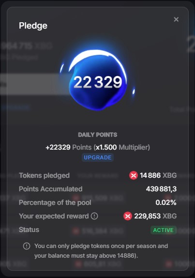 TheCryptoJu's tweet photo. #XBGm everyone!
Hyper Super Bullish on @XBorgHQ 's #XBG token
🚀Season 4 #XBGPledge https://t.co/G26c8EURve