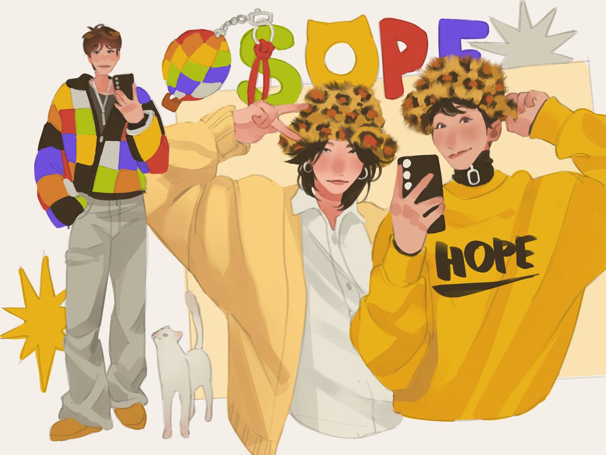 🐿️🐱 #btsfanart