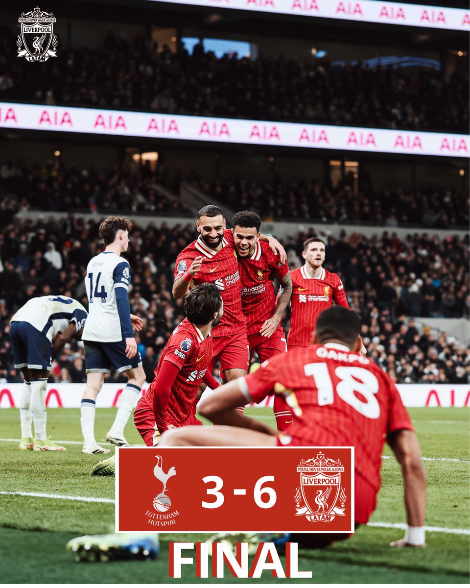 LiverpoolLatam's tweet photo. ¡GANO, GUSTO Y GOLEO EL MAS GRANDE DE INGLATERRA!

SEGUIMOS EN LO MAS ALTO DE LA PREMIER LEAGUE 

¿Comentarios finales del partido? https://t.co/xIbsUG2gqw