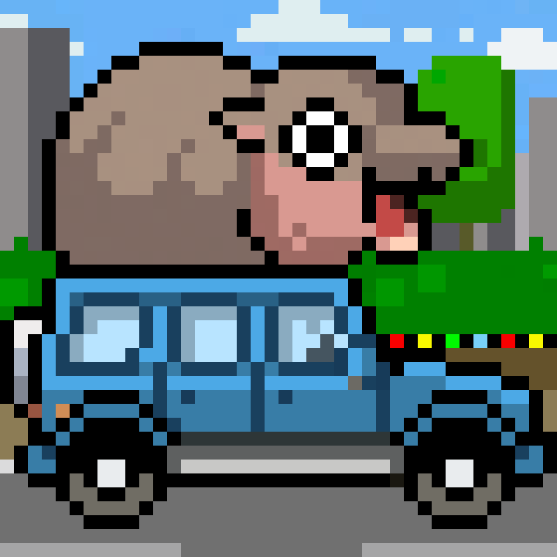 The second season of Custom Moo has returned!🦛🌟 The first protagonist of Season 2 is <a href="/GWagonCunt/">gwagoncun t</a> Congratulations!🎊 Interestingly, they requested a drawing of a MooDeng riding a Mercedes G-Wagon.🚗 It was a bit challenging to draw the G-Wagon on a small canvas, but as always, I