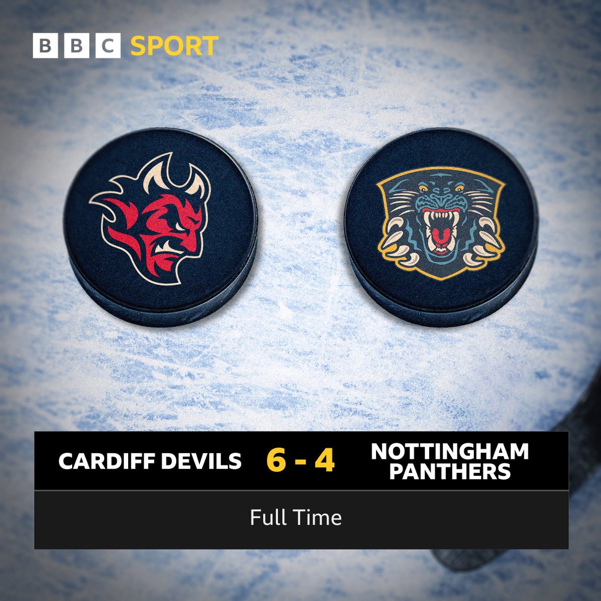 Cardiff Devils with a brilliant fightback to beat Nottingham Panthers in the Challenge Cup 🙌

#BBCIceHockey