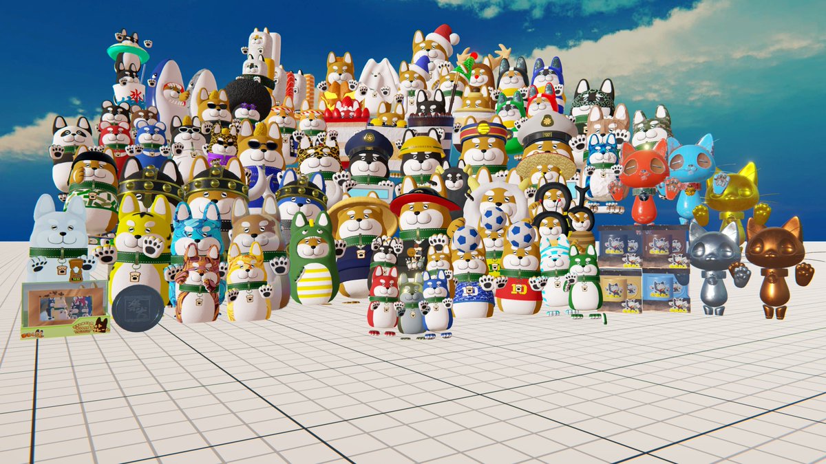 __Mooke__'s tweet photo. I was wondering how many Marushiba and other stuff I've collected at GAMECENTER RELAXDOG...
I didn't realize collected this many 🥲
I don't regret it 
Defiantly try get the ones I miss
#Resonite https://t.co/z4cro5LL0u