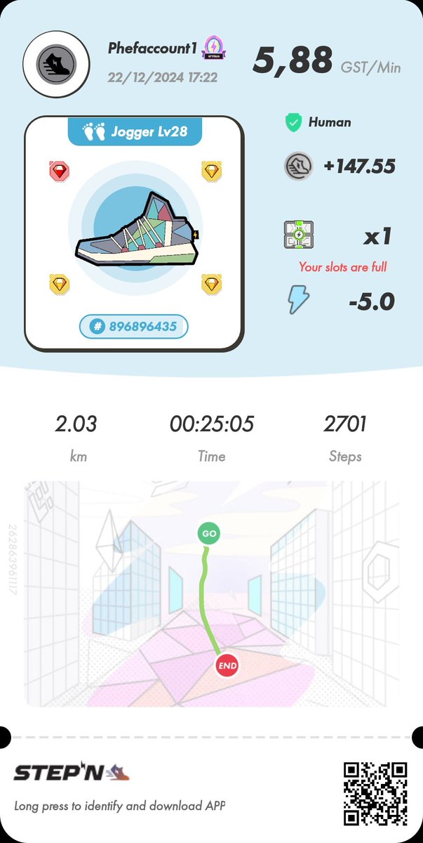 phef64's tweet image. #STEPN 
#stepncode 63491861
#STEPNGO 

Keep walking.