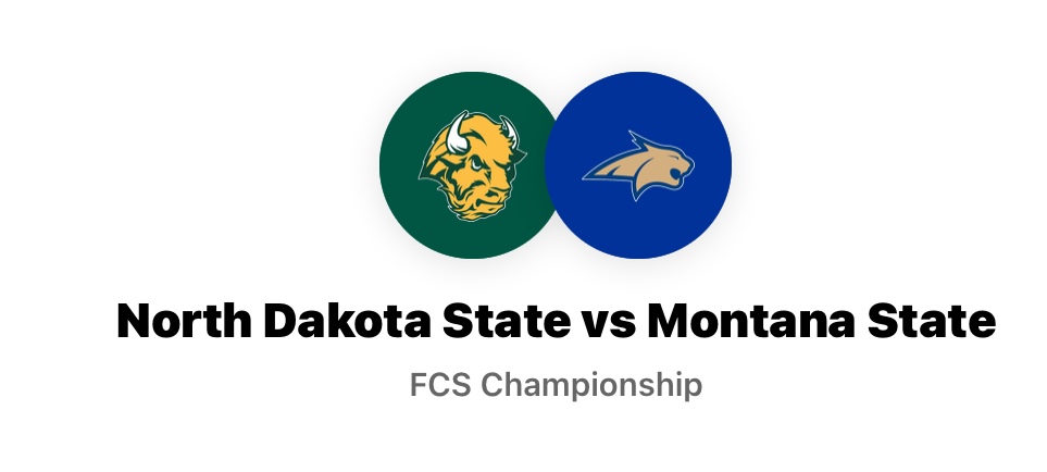 Any Bobcat fans, Bison fans, or just FCS football fans interested in watching the championship game on our screen Monday, Jan 6?