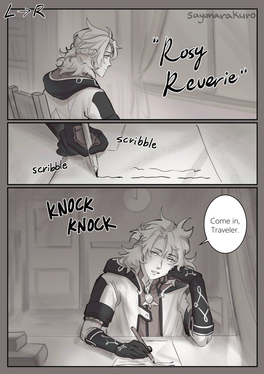 Sayonara_Kuro's tweet photo. "Rosy Reverie" 1/6
Aether gets invited to help Albedo with an "experiment" ✨
Hohoho Merry Aebether to all and especially to Enoryx on ao3!
@Aebether #Aebetherss #NsfwAebetherss #Albether https://t.co/lD0zGzdZlH