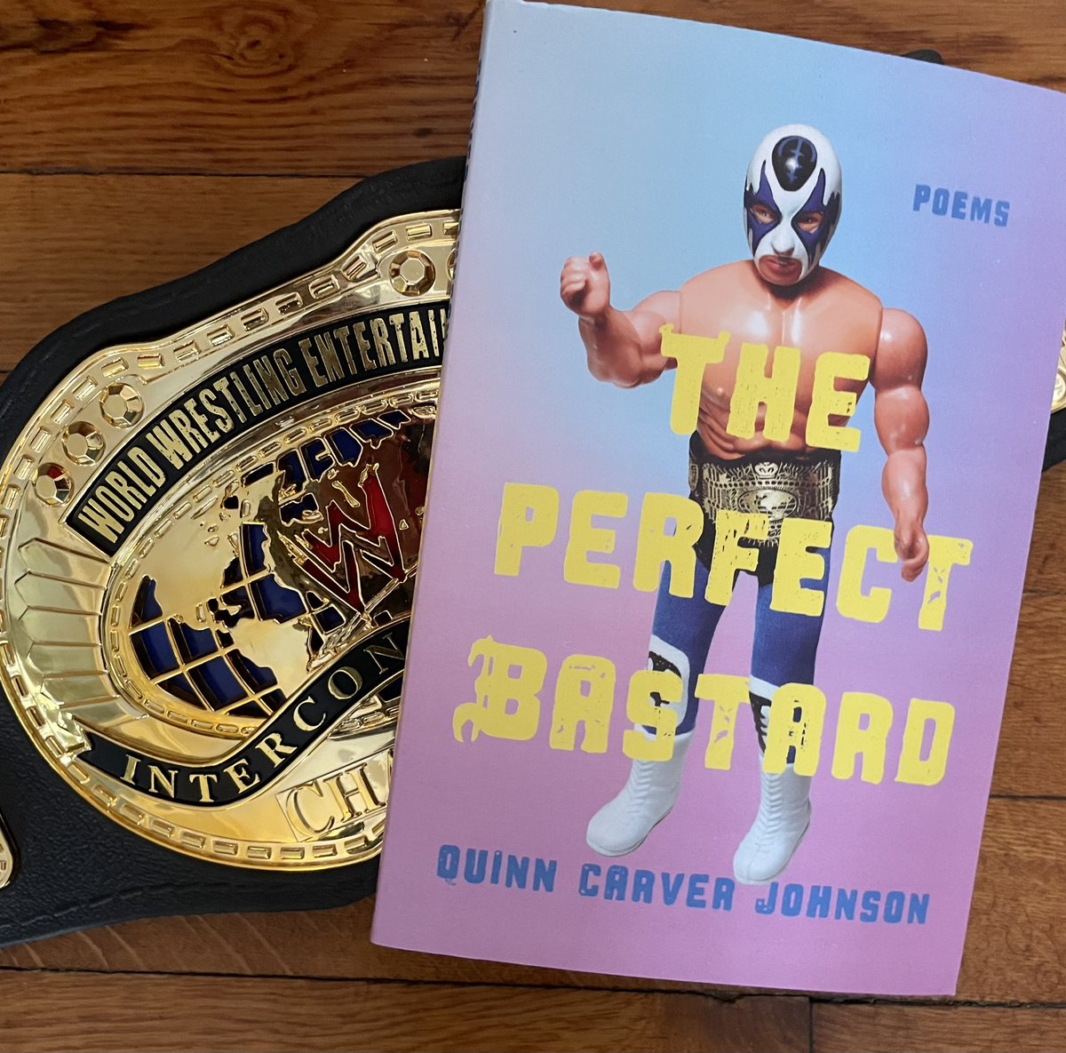 ToddKaneko's tweet image. Love this poem “The Beauty of the Backyard Wrestling League” by Quinn Carver Johnson from THE PERFECT BASTARD. @qcarverjohnson
