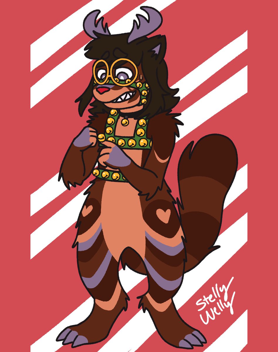 Commission from the jolly <a href="/Junipersarrows/">Juniper</a> !! ❤️🦌🔔