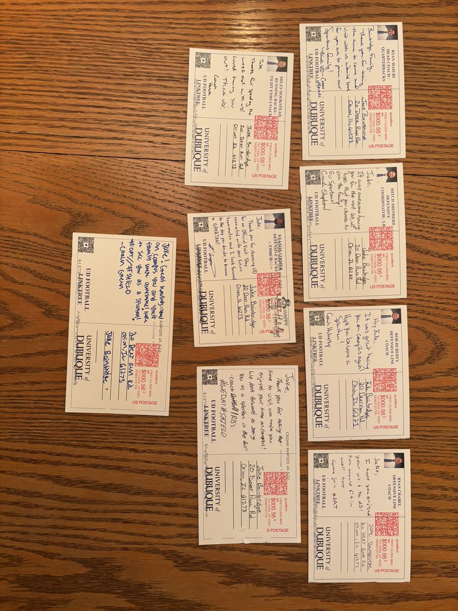 jake04728475's tweet photo. Thank you to all coaches over at UD. feeling the love! Special thanks to Coach Green and Coach Edwards for coming out to my most recent basketball game and showing even more support! @orion_football https://t.co/3xEHDZFRrN