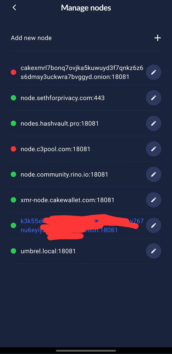 WillBeFree33's tweet photo. Had to play with the node a bit but finally got @cakewallet connected. #permisionless #freedom #OwnBank #node #BTC #XMR #Monero https://t.co/YsoajgNd2r