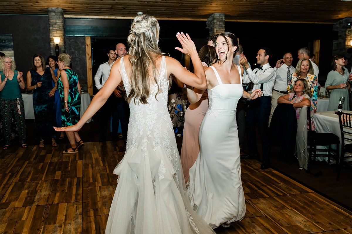 But wait... is that two brides? Yes it is, and it was an amazing day. We'll have the full recap next week!
-
📸 @bridgeperspective