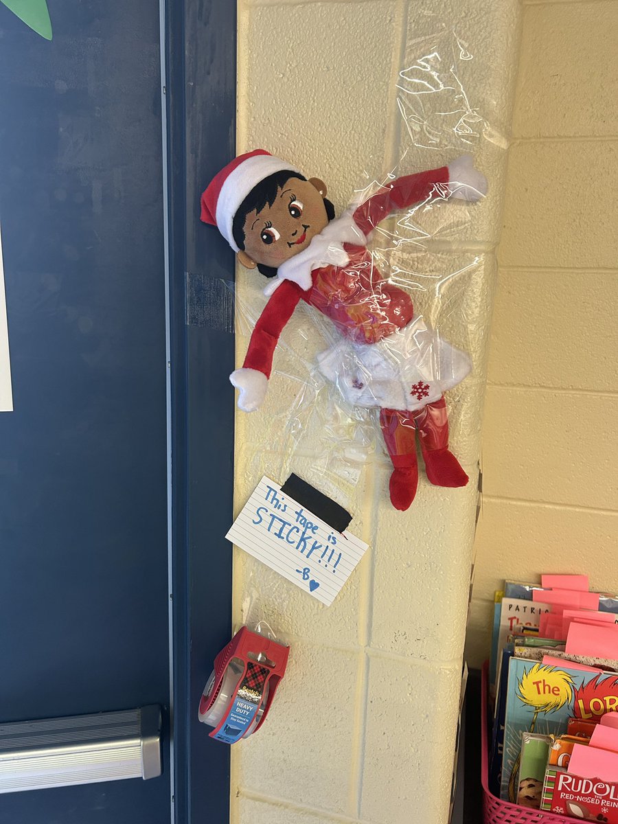 Ballerina, our elf on the shelf. 
#asd4all <a href="/LakeParkASD4/">Lake Park Elementary School</a>