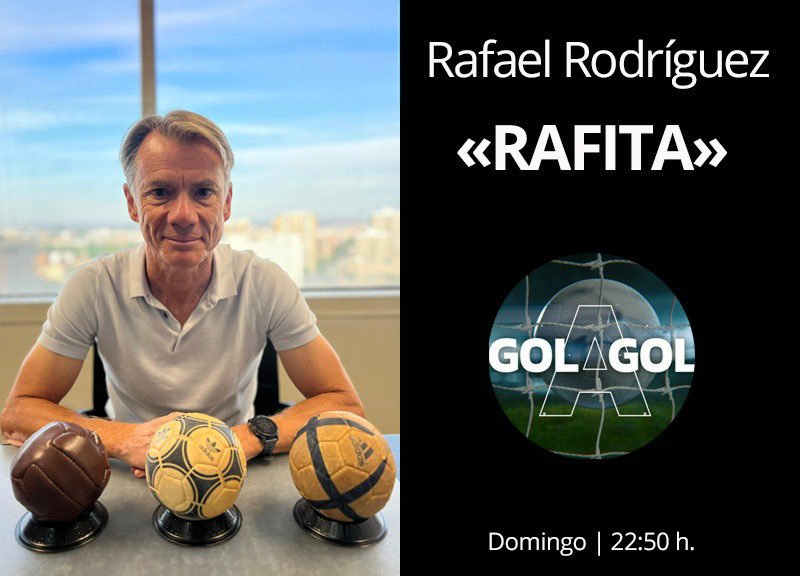 ‼️ ¡Recuerda que esta noche, nueva cita en ‘Gol A Gol’!

👏 ¡Nos acompaña como invitado el exjugador y agente de futbolistas Rafael Rodríguez “Rafita”! 

❓✍️ Envía tus preguntas al 683 78 57 56

🗓 Domingo, 22:50
📺 Andalucía Televisión y #CanalsurMás

😉 ¡En HD!