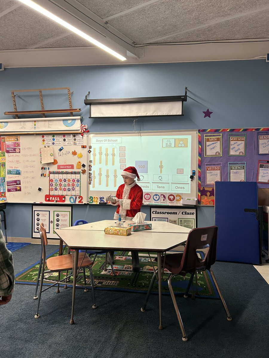 Building gingerbread houses, Santa teaching the class and making beautiful drawings on our devices to start off winter break. 
<a href="/LakeParkASD4/">Lake Park Elementary School</a> #asd4all