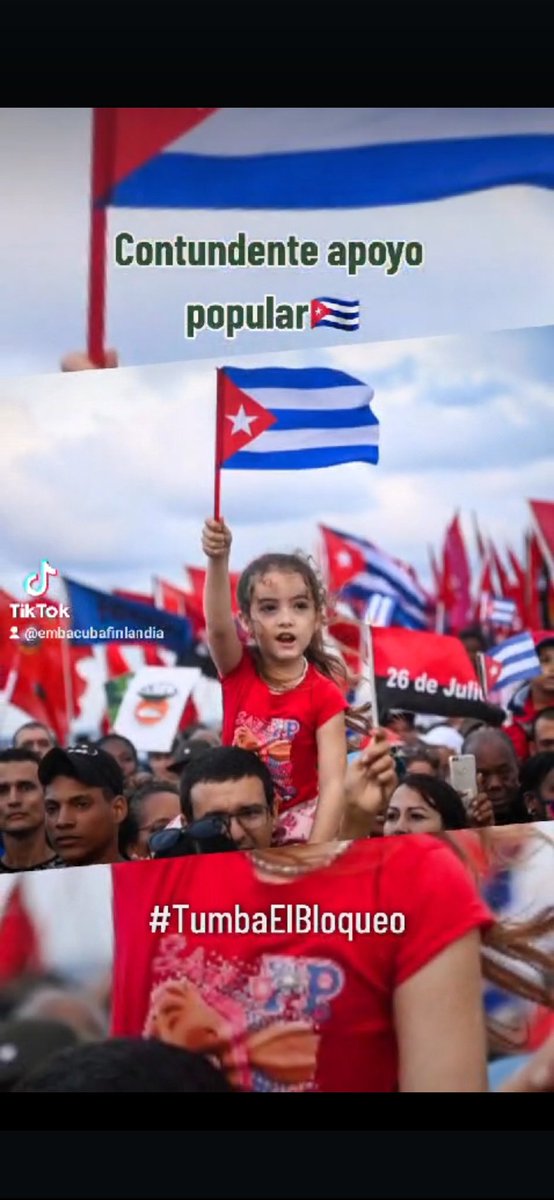 Contra el #BloqueoGenocida y la inclusión en la lista de países que supuestamente patrocinan el terrorismo, #MarchoXCuba

#TumbaElBloqueo