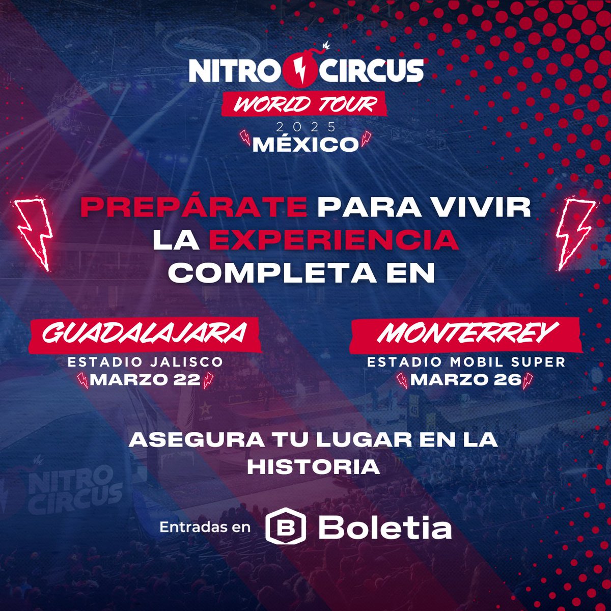 Nitro Circus World Tour 2025 México tweet media
