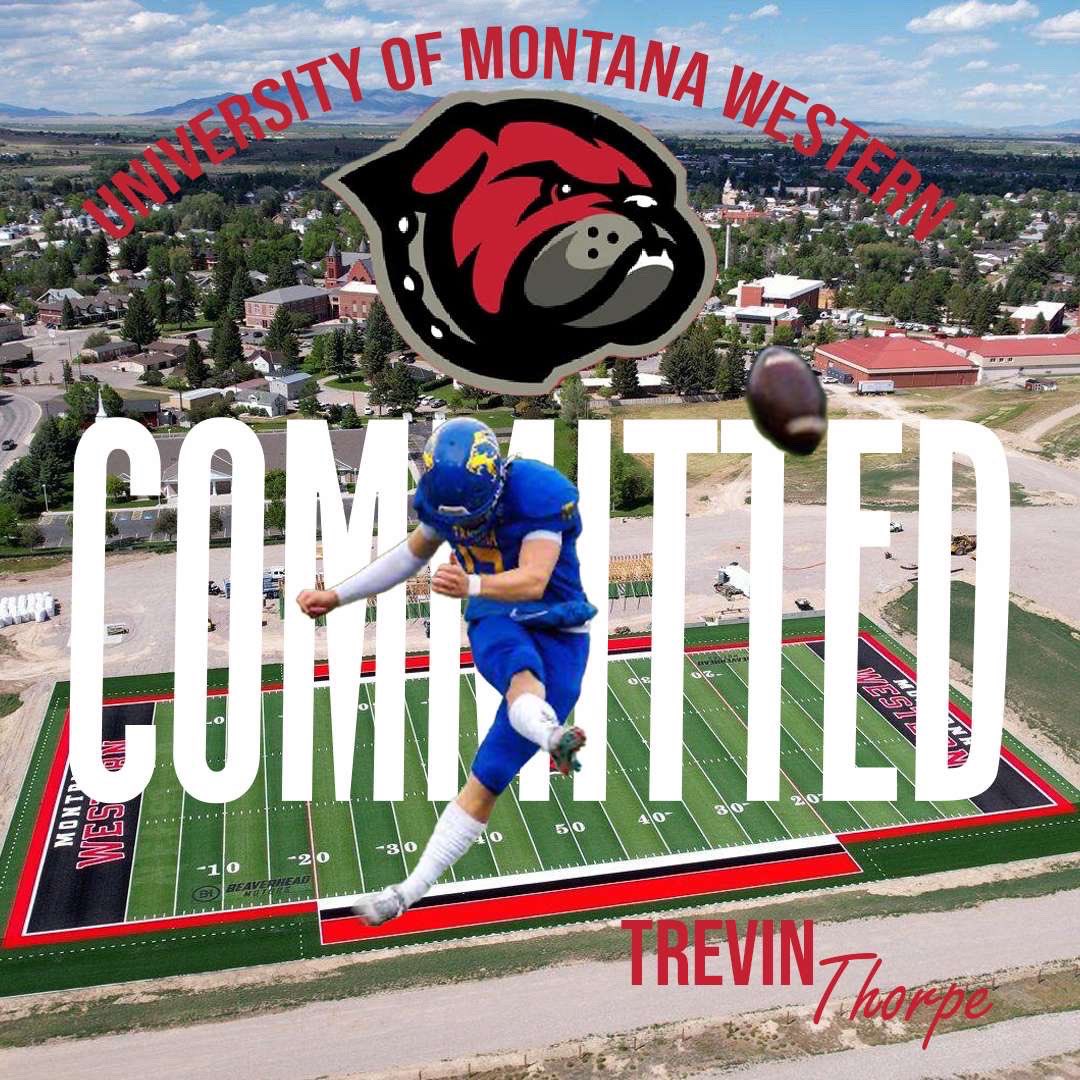 Trevin Thorpe (@thorpe_trev06) on Twitter photo Super excited to announce that I have committed to <a href="/UMWFootball/">University of Montana Western Football</a>!! I’d like to thank my coaches, teammates, and family for being there for me every step of the way. I can’t wait to start the next chapter. GO DAWGS!
<a href="/CoachWant/">Coach Wantland</a> <a href="/CoachNourse_UMW/">Ryan Nourse</a> <a href="/tahomafootball/">Tahoma Football</a> Super excited to announce that I have committed to <a href="/UMWFootball/">University of Montana Western Football</a>!! I’d like to thank my coaches, teammates, and family for being there for me every step of the way. I can’t wait to start the next chapter. GO DAWGS!
<a href="/CoachWant/">Coach Wantland</a> <a href="/CoachNourse_UMW/">Ryan Nourse</a> <a href="/tahomafootball/">Tahoma Football</a>