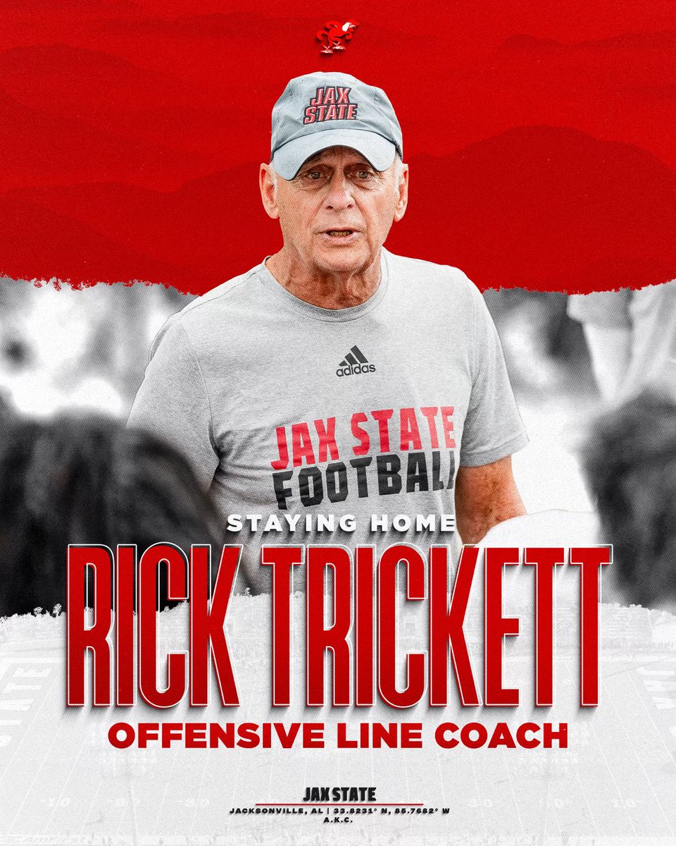 Staying Home! Offensive Line Coach Rick Trickett ‼️

📰 &gt;&gt;&gt;&gt; tinyurl.com/253zst9g