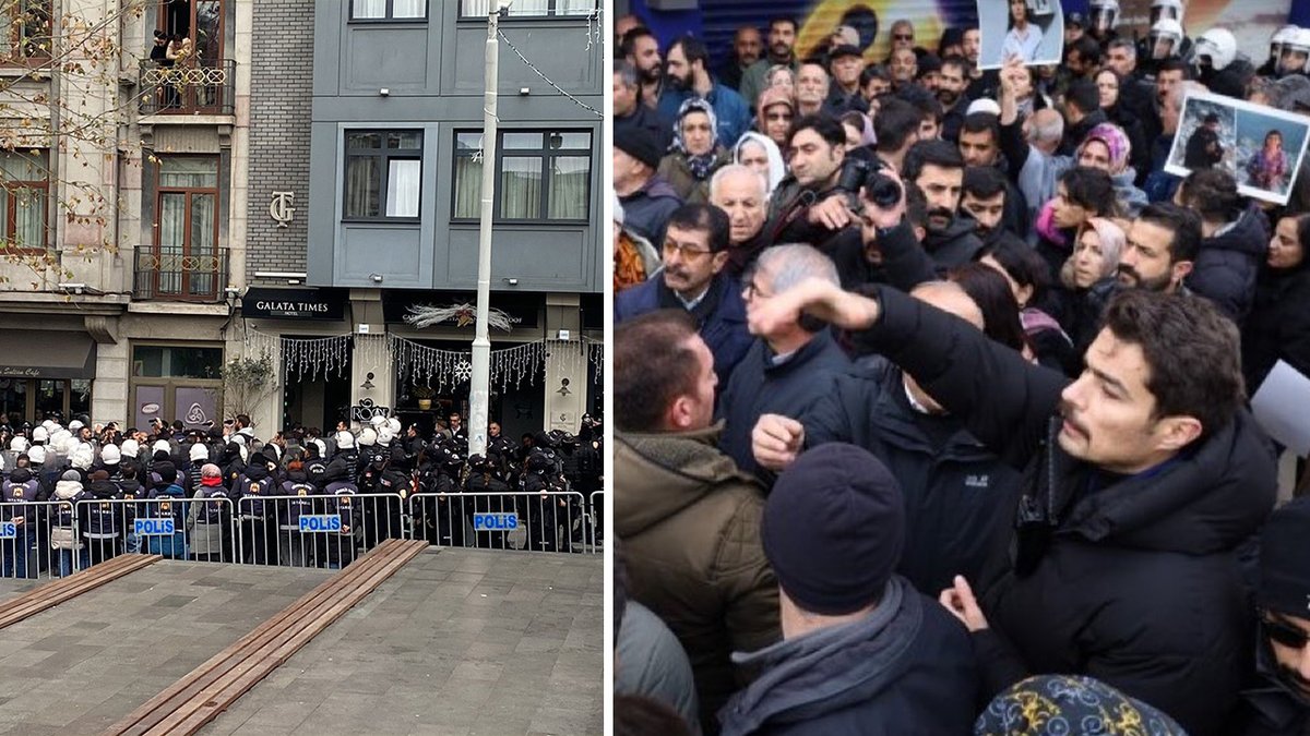 #Turkish police detain 20 journalists protesting againt the killings of colleagues in #Syria. Press groups demand justice and protection for reporters.(buff.ly/3BPIuKI)