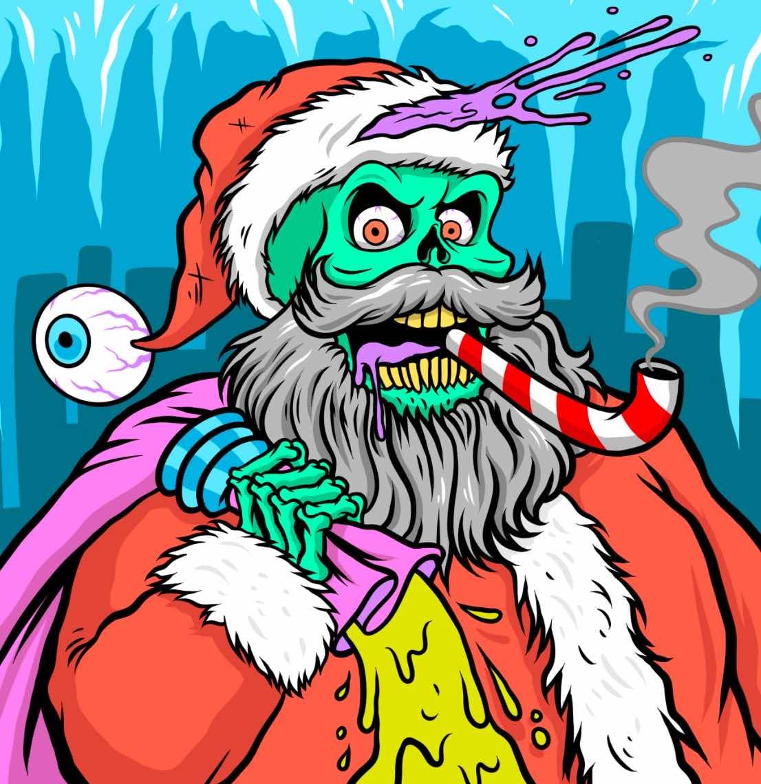 Happy Sunday skull fam! T’is the season to be TOXIC ☢️! To celebrate the holidays, we are happy to announce our “Toxic Ten Days of Christmas” 🎄giveaway! We’re giving away $50 worth of eth everyday til Christmas! Hurry! You still have time! Hop into our discord for more info.