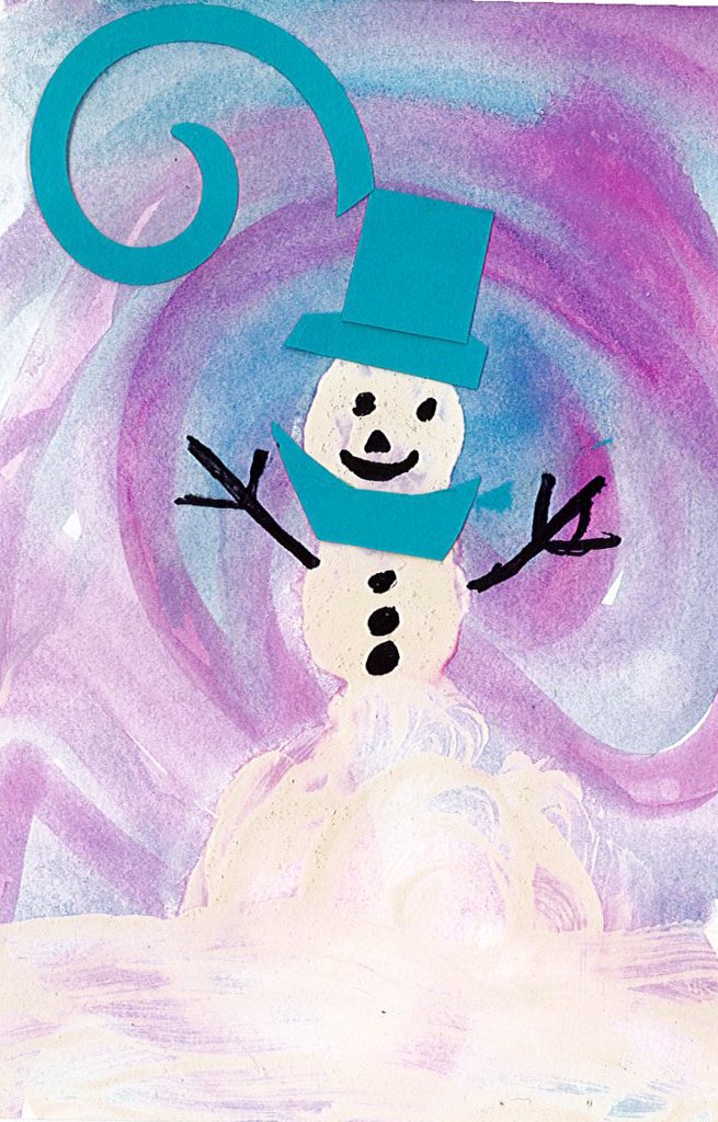 Let your heart be light with a few more of the terrific student submissions from our Holiday Card Contest! This group includes work from Aries C. (Broadway), Clara M. (Tramway), Elliott W. (Southern Lee High), Grayson S. (J.R. Ingram), and Kimberly O. (Greenwood)
