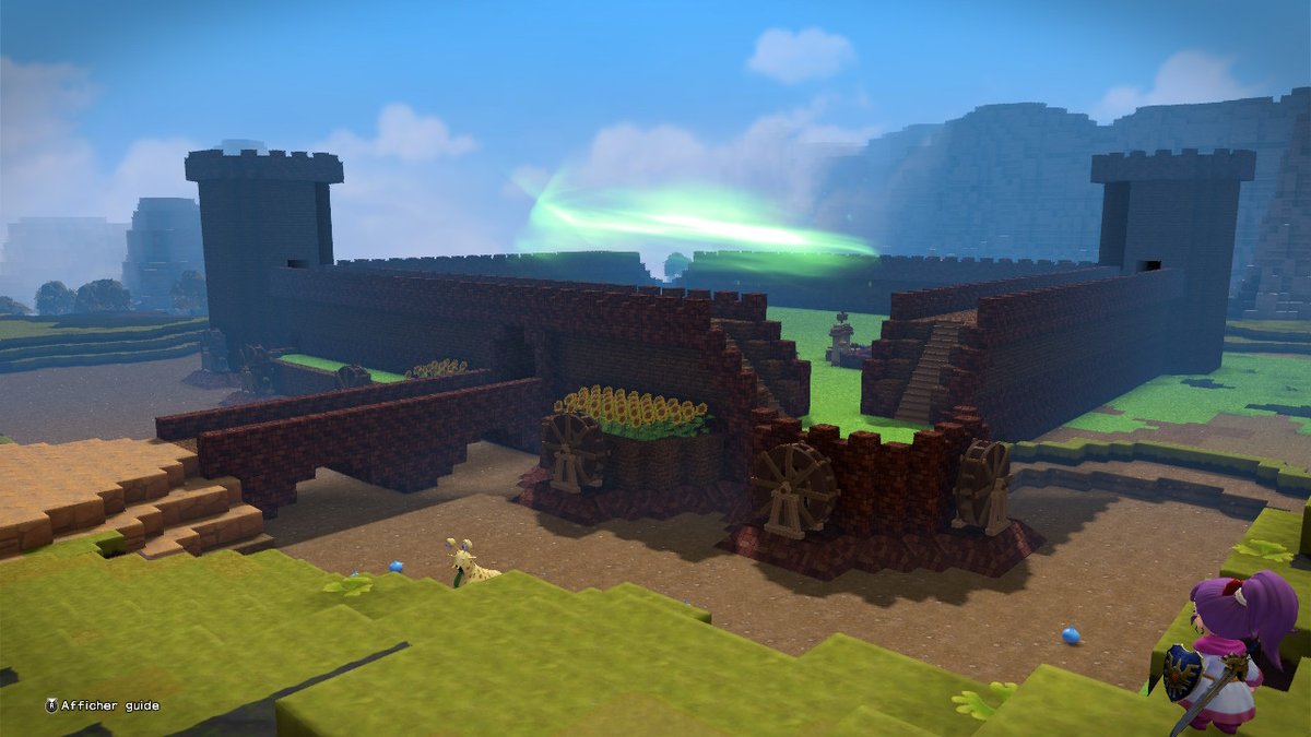 BillebeaudQ's tweet photo. #DragonQuestBuilder2
Les gros œuvres des remparts sont terminés, et je trouve le résultat magnifique. Il manque encore les détails (fenêtres, portes, fleurs, etc.). J'ai aussi ajouté un étage à mes deux tours, car elles n'étaient pas assez impressionnantes à mon goût. https://t.co/Cn9h5eRzv5
