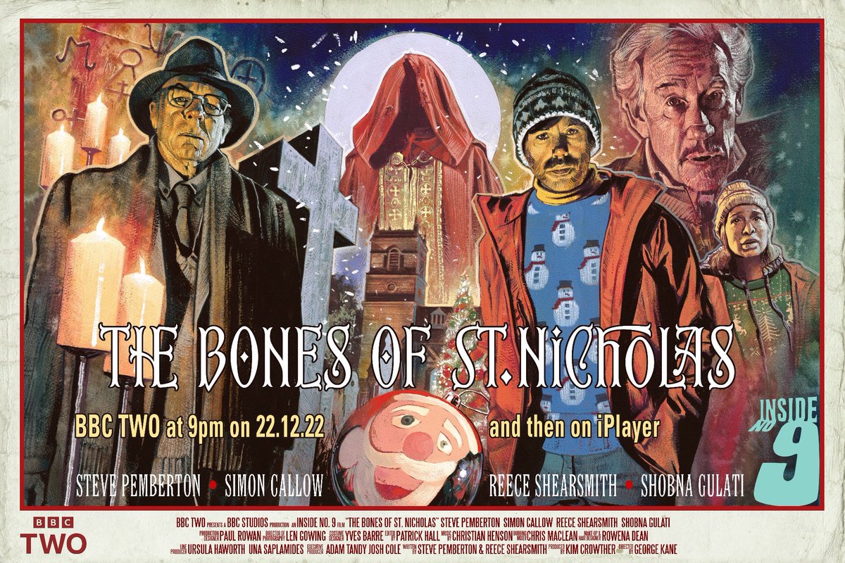 A fantastic spooky Christmas short film: an episode of Inside No. 9, ‘The Bones of St Nicholas’.

On bbc iplayer
#gothicadvent