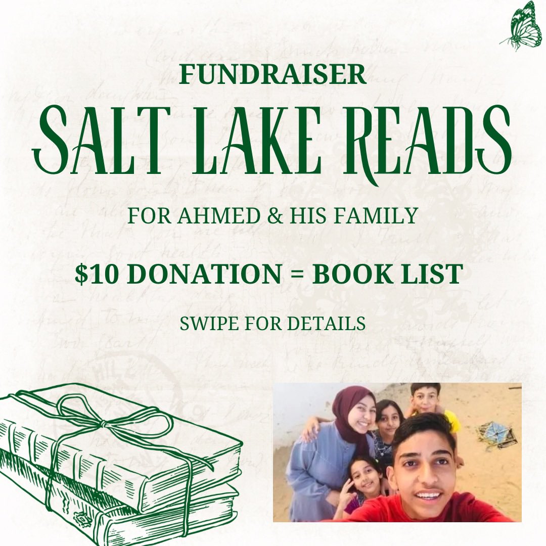 EHR_Podcast's tweet photo. Hello friends! We are running this fundraiser for our friend Ahmed in Gaza. Most links are Utah focused, but you can still get a lot out of this if you live elsewhere. Please consider donating &amp; keeping yourself in book recommendations all year long! 

https://t.co/KxRg6U60YJ https://t.co/Dmpar8ngmQ