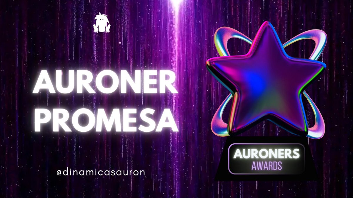 dinamicasauron's tweet photo. ★ — AURONER PROMESA 

Auroner que sea relativamente nuevo en la comunidad pero que consideres puede ser un miembro destacado el próximo año. 

#AuronersAwards https://t.co/8CytOEbpB7