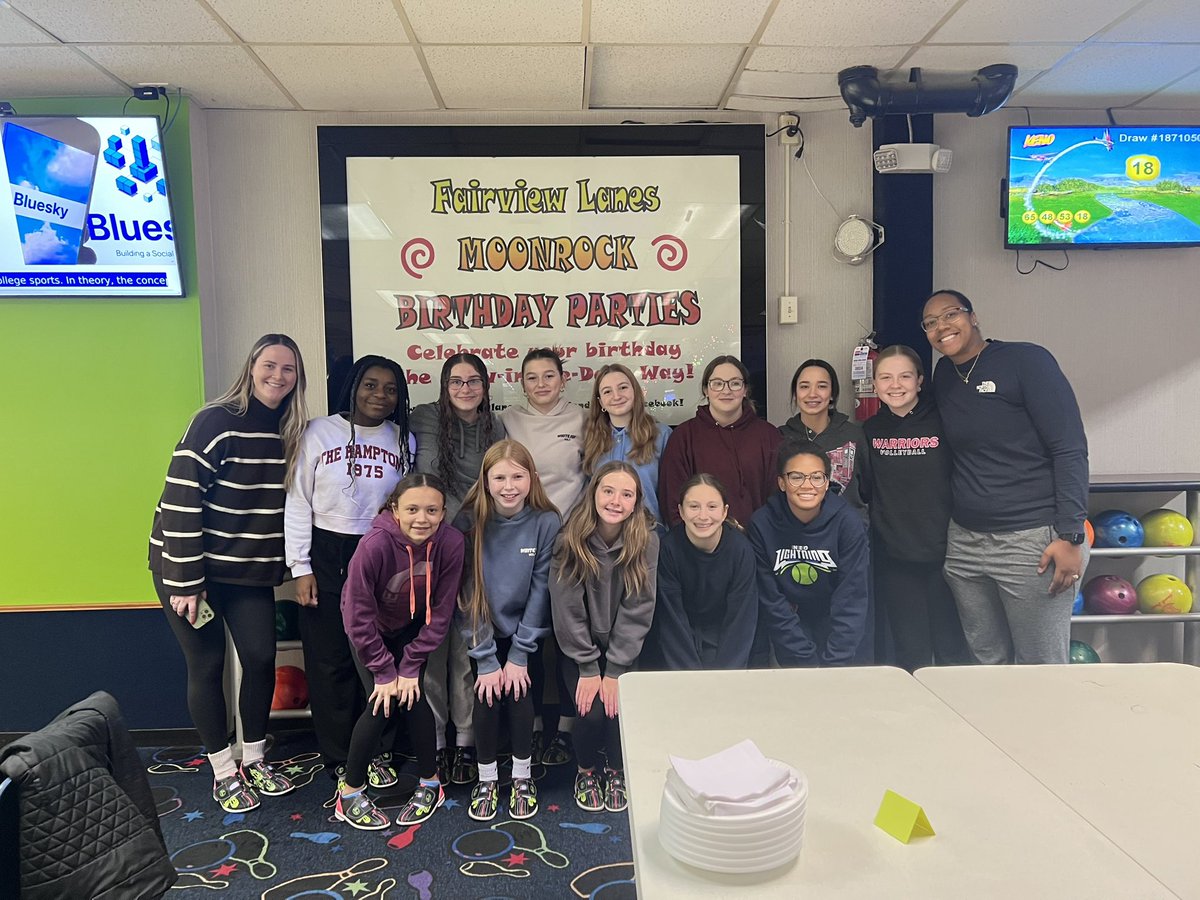 FPWarriorGHoops's tweet photo. Our middle school teams took a day off and had a great time bowling today! 🎳❤️ https://t.co/sq7VslPWf4