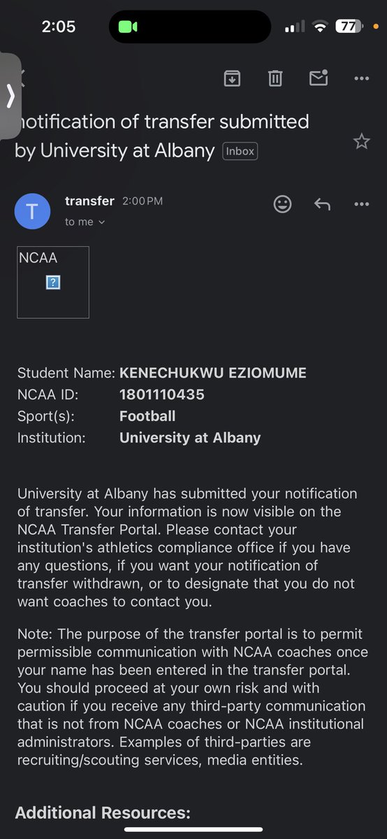 Officially in the Portal.