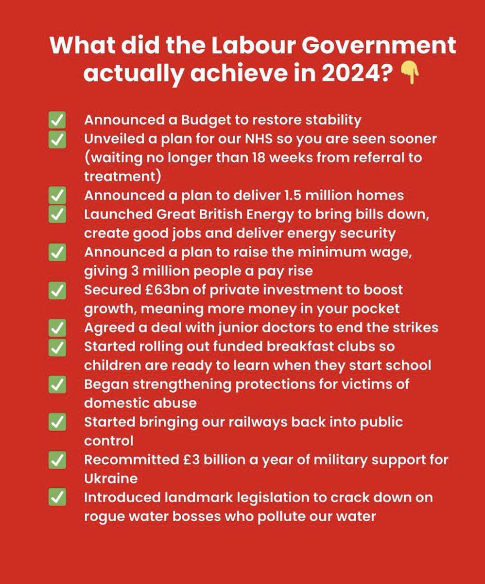 Thom Brooks (@thom_brooks) on Twitter photo Great achievements in first few months. Excited about what <a href="/Keir_Starmer/">Keir Starmer</a>’s <a href="/UKLabour/">The Labour Party</a> will deliver in 2025 Great achievements in first few months. Excited about what <a href="/Keir_Starmer/">Keir Starmer</a>’s <a href="/UKLabour/">The Labour Party</a> will deliver in 2025