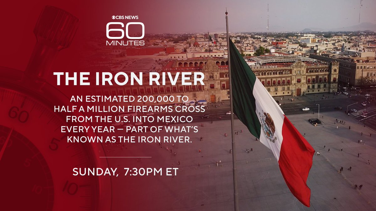 There's a lot of talk about stopping the flow of illegal immigration and drugs from Mexico. But there's another crisis at the U.S.-Mexico border: American guns. 60 Minutes reports, tonight.