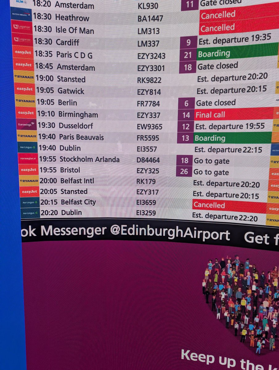 I hate you <a href="/AerLingus/">Aer Lingus</a> and your shitty regional service. App says one thing and the airport screen another