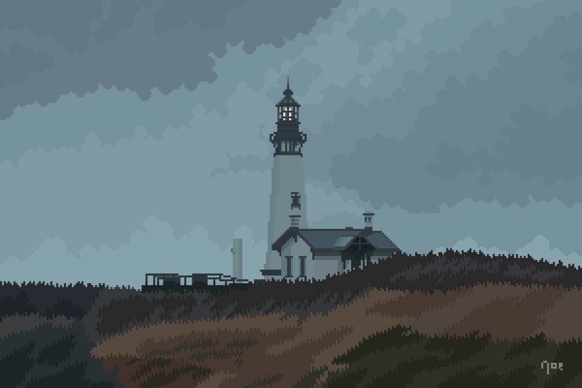 Mr_Noe_'s tweet photo. Newport, Oregon #pixelart https://t.co/umltM3ODOD