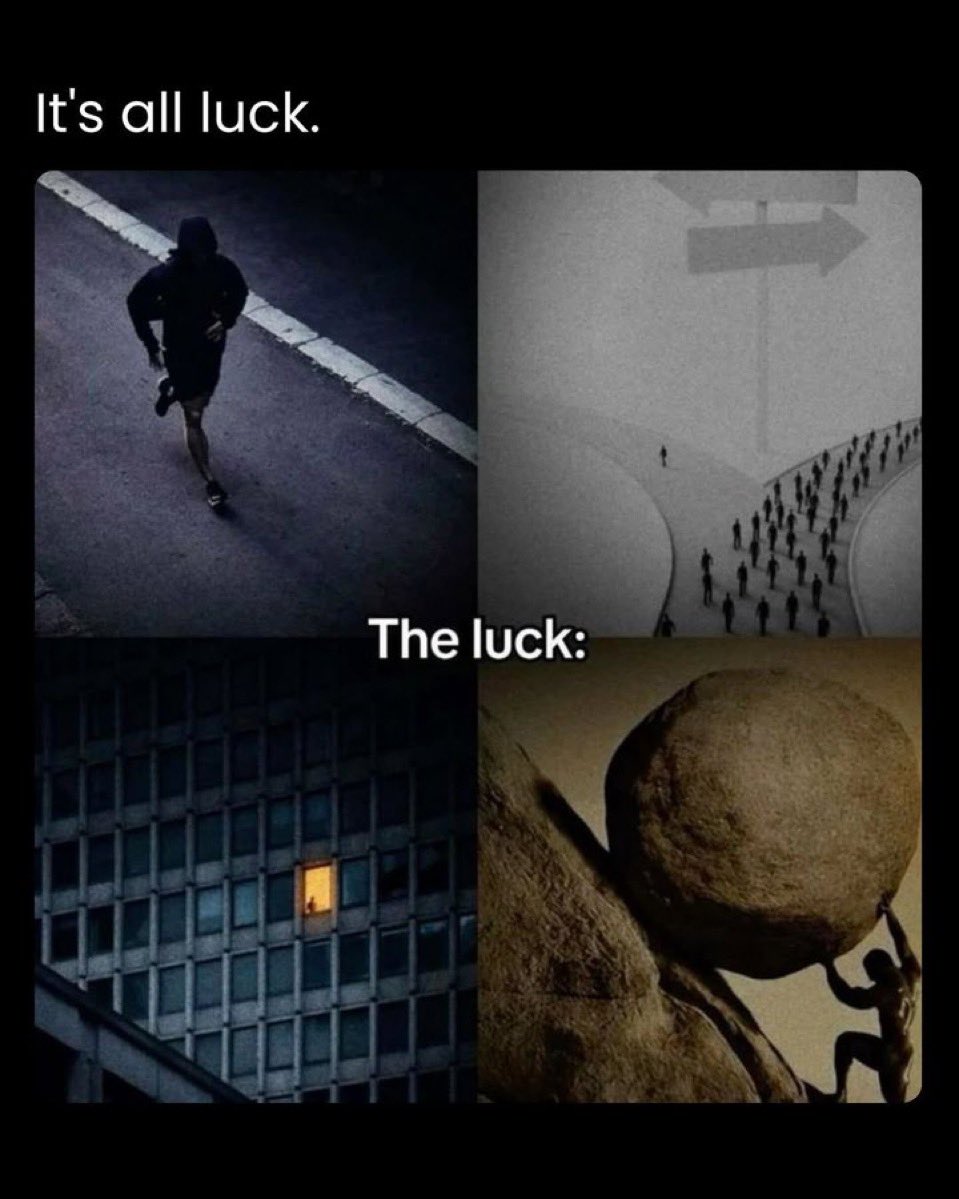 GordonGekko's tweet image. You make your own luck.

Do you understand?