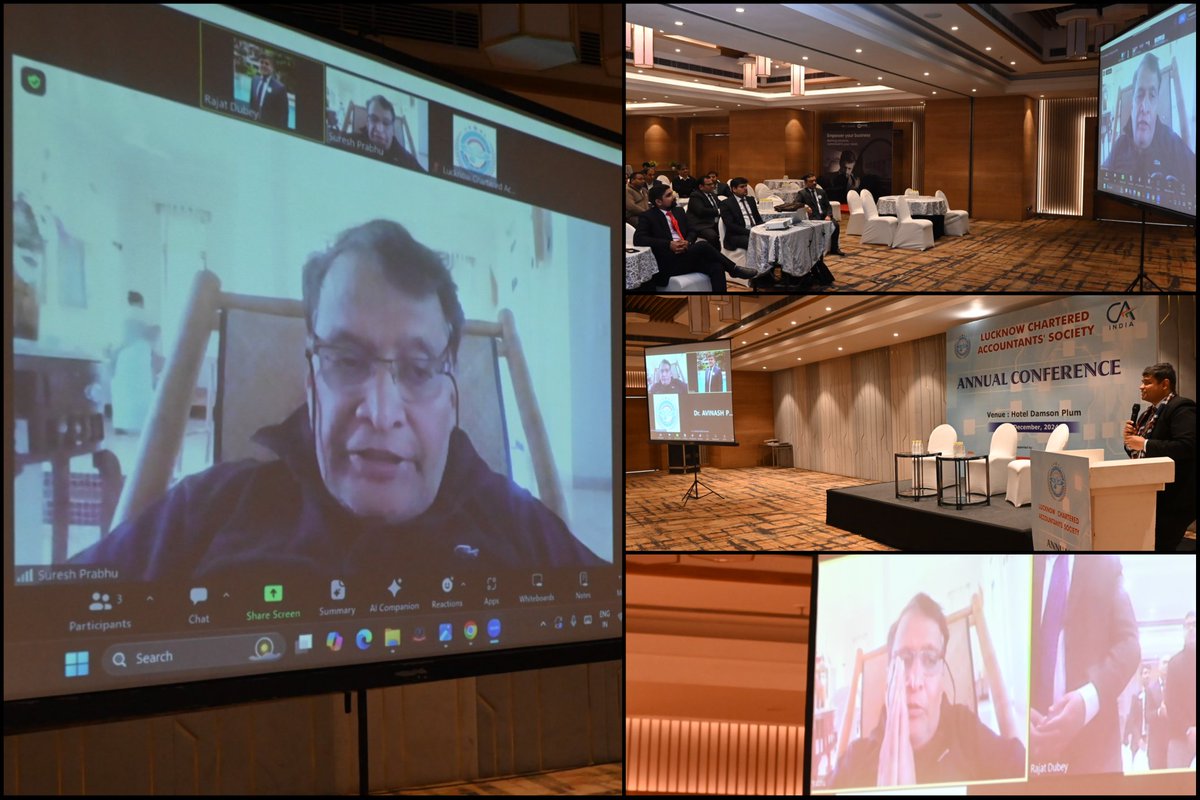 LCAS1998's tweet photo. Pleased to share the fine prints of Annual Conference 2024 of LCAS. Heartiest Gratitude to our Guest of Honour CA Suresh Prabhu Sir, Speaker Dr Avinash Poddar Sir and Sr Adv Tushar Hemani Sir.

It was truly inspiring to witness such an incredible turnout yesterday! https://t.co/8swIMnzDr7