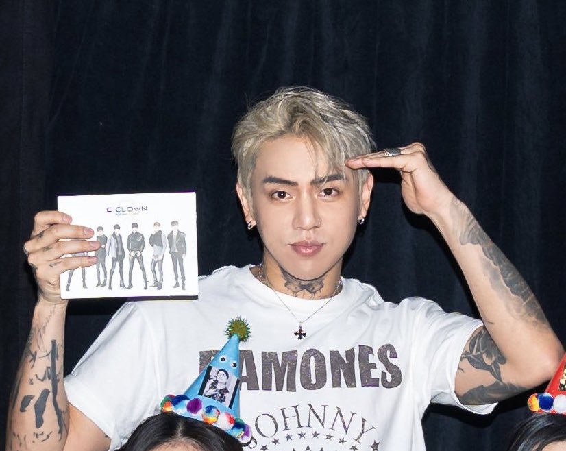 mrianity's tweet photo. whoever gave him the c-clown album, thank you… my poor crown heart is broken into millions of pieces but each piece holds happy memories 🥹 https://t.co/WDFmagmMOF