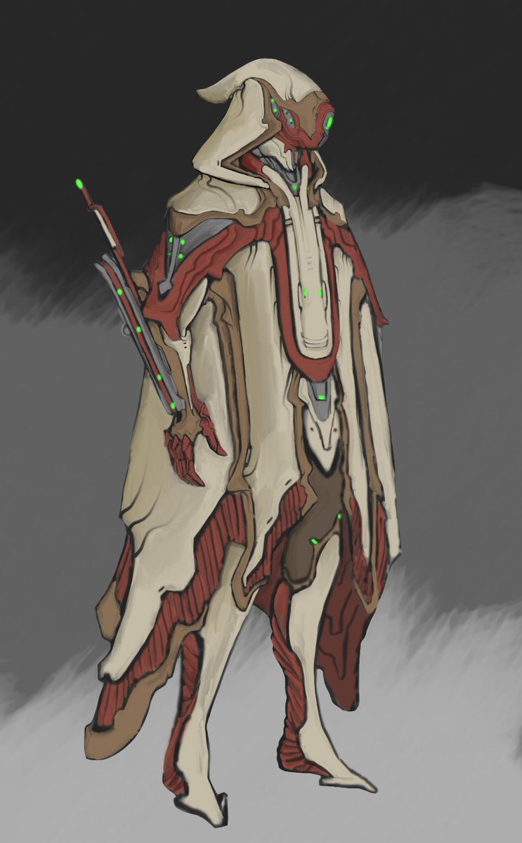 Lua_Luminary's tweet image. I made a warframe with a built-in poncho.