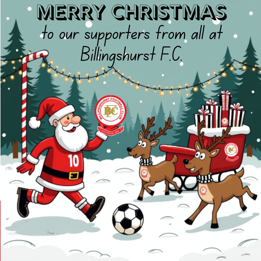 Billingshurst FC (@billingshurstfc) on Twitter photo Have a great Xmas from all of us at <a href="/Billingshurstfc/">Billingshurst FC</a> & we look forward to seeing you next Saturday for our next home game. Have a great Xmas from all of us at <a href="/Billingshurstfc/">Billingshurst FC</a> & we look forward to seeing you next Saturday for our next home game.