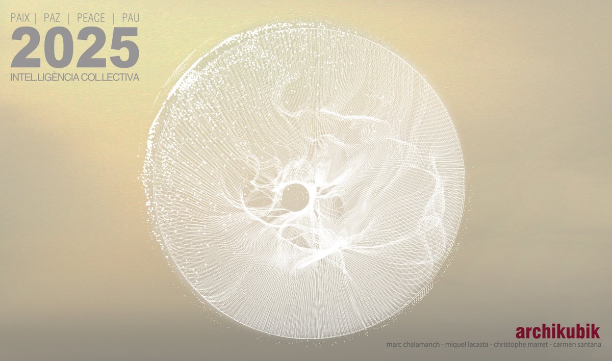 Des d'Archikubik, sota el signe de la pau i la creativitat compartida, us desitgem unes felices festes i un 2025 ple de possibilitats.