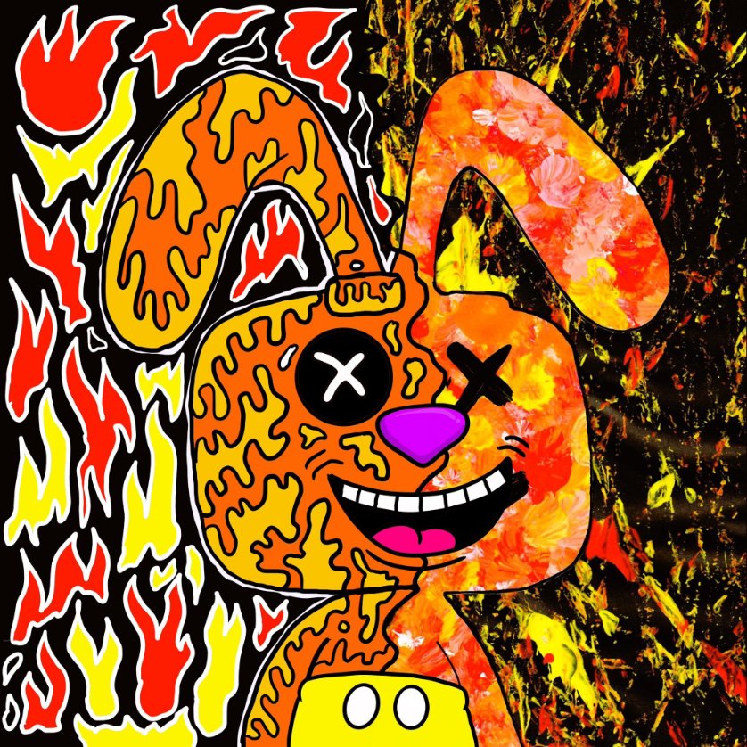 Cayden_and_Nico's tweet photo. Hey Frens!

And the first Cayden x @NFTCerealKiller Breezy Bunny colab is live and hopping on @exchgART! Fire Breezy Bunny has made it through the portal and we need help catching him!❤️‍🔥🌈

5/10 @ 0.35SOL!🚨
Mint Link⬇️

https://t.co/LS5EyBNmZe https://t.co/MmJK5G7TKY