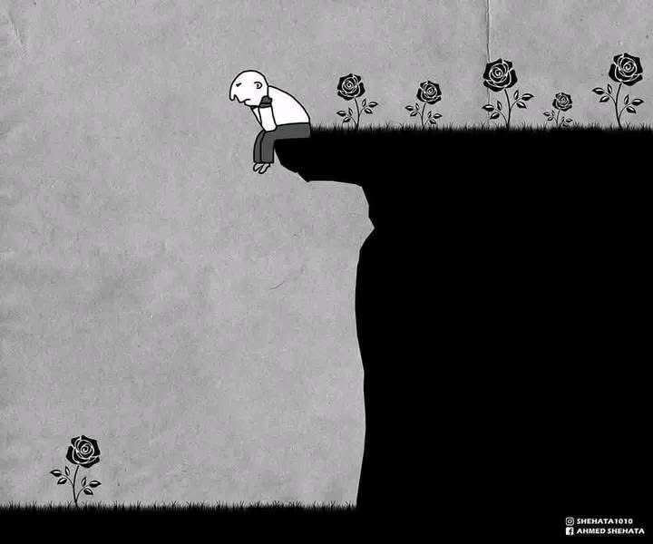 "هو يعلمُ بوجودِ العديد من الزهور خلفه .. لكنه لا يريد غيرها.."!!
   #مساء_الخير