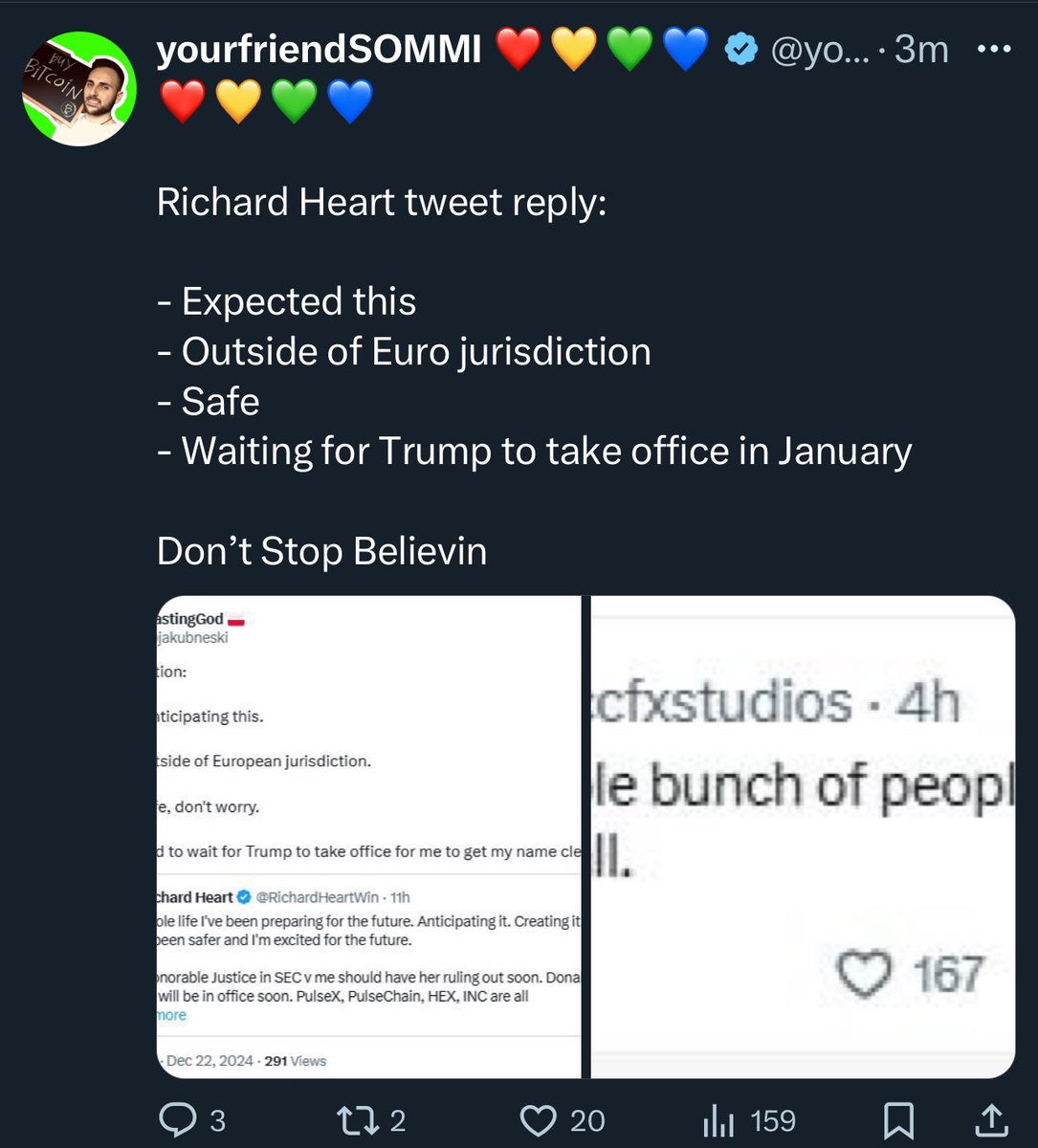 yourfriendSOMMI's tweet photo. @WatcherGuru Watcher Guru recycling old FUD because they don’t know any better.

PulseChain gets free Mindshare and advertising from it.

We’ll tag them when Pulsechain is moving up again so they can alert everyone too https://t.co/T7anU0dpa9