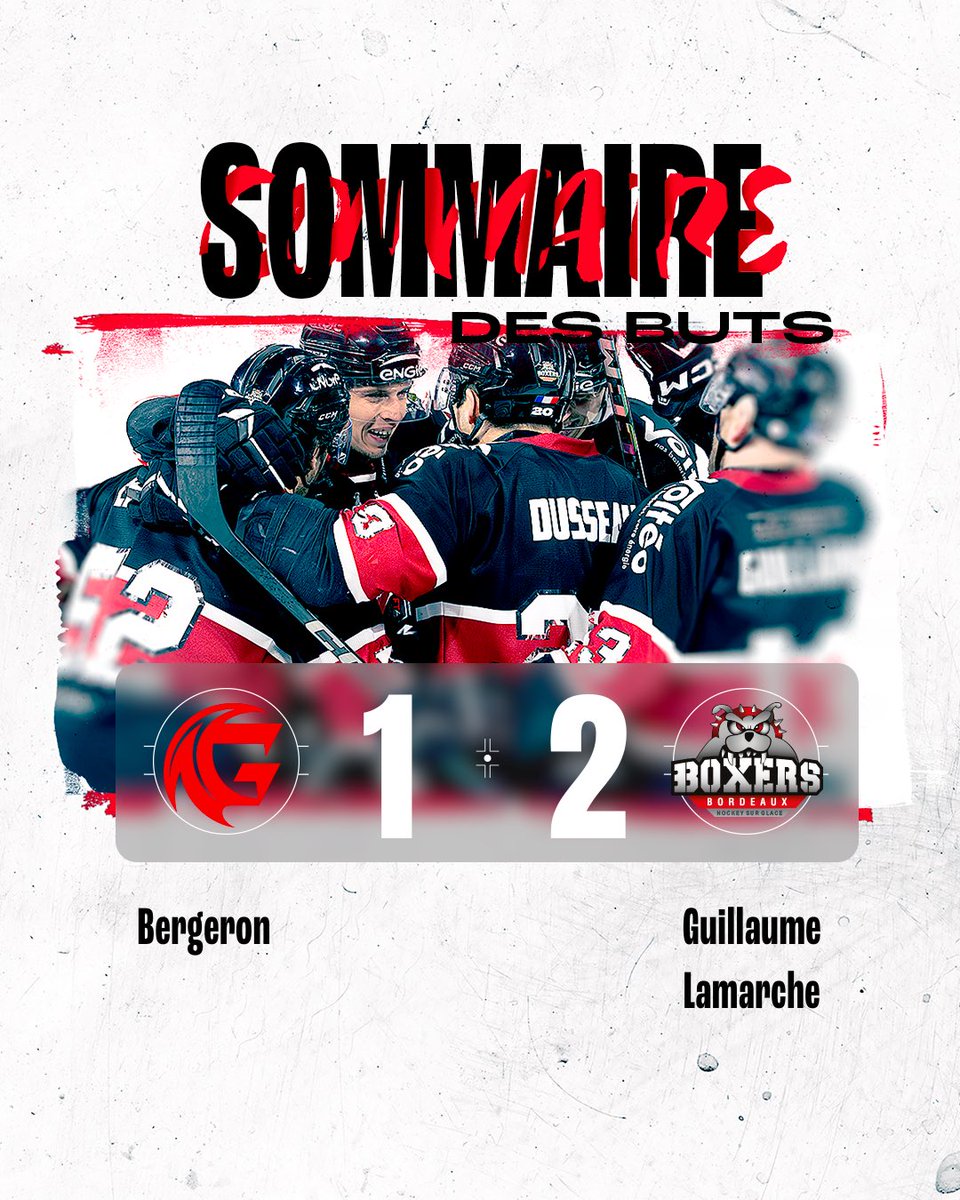 BoxersBordeaux's tweet photo. Les boyz ont fait preuve de détermination ce soir en s’imposant 2-1 après prolongation face aux Gothiques d’Amiens 💥🫡

#letsgoboxers #sortonslescrocs https://t.co/oowl5i0zji