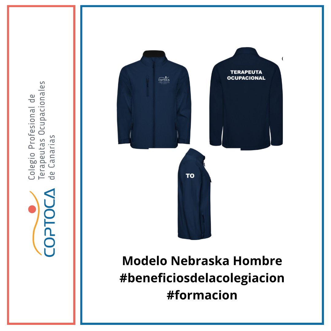 coptoca's tweet photo. El Frío ha llegado a Canarias, así que aprovecha el descuento en las chaquetas que @kamisart_ creó para los colegiados/as de COPTOCA.
#beneficiosdelacolegiacion #coptoca #difusioncoptoca #coptocahace #terapiaocupacionalh https://t.co/Jb6lZWeadn