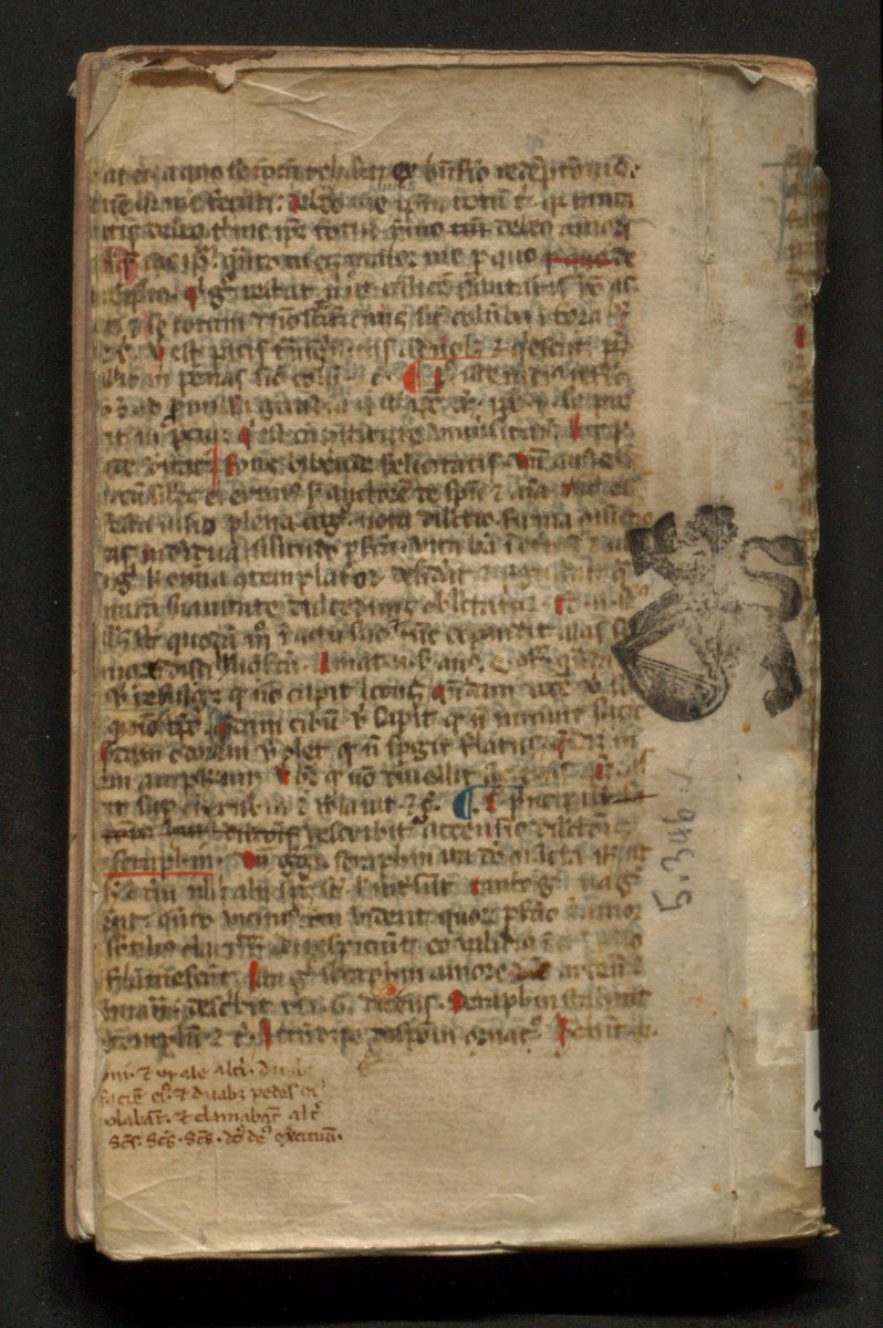 For some reason, I thought that this leaf comes from a MS of a commentary on Augustine's City of God. Cannot remember why. Prove me wrong (or right)! (<a href="/ZBZuerich/">Zentralbibliothek Zürich</a>, 5.346) #fragmentology
e-rara.ch/zuz/content/ti…