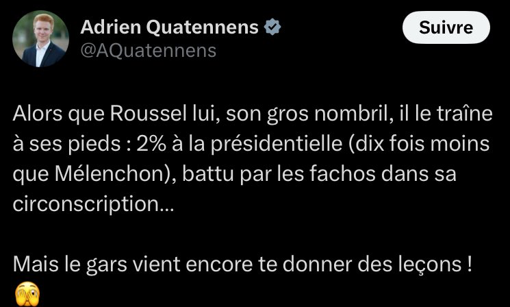 Mais à part ta femme, tu as battu qui, toi, <a href="/AQuatennens/">Adrien Quatennens</a> ?