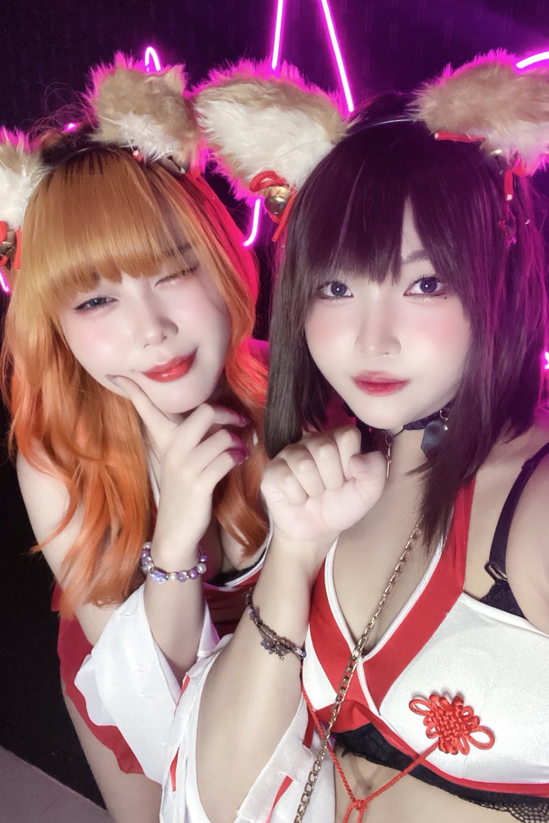 ✨ขอบคุณนะคะ สำหรับชุดคอสเพลย์เมาคลีลูกจิ้งจก 🦊 แบบแพ็คคู่ 🐸🫶🏻

💉 Mia <a href="/alcotld_mia/">mia</a> 
🤒 ShinNo <a href="/alcotld_shinno/">ShinNo</a>